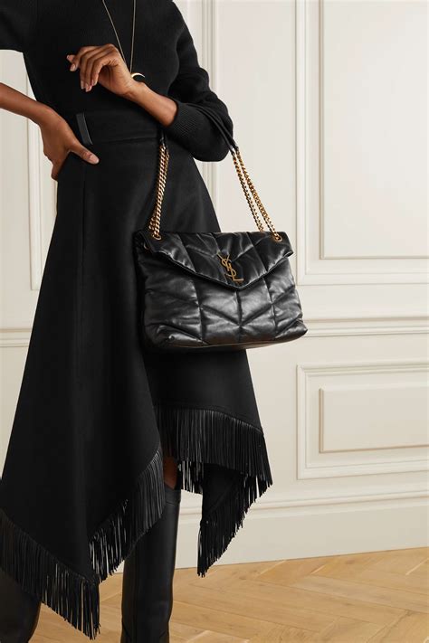 sac yves saint laurent loulou puffer|medium loulou puffer shoulder bag.